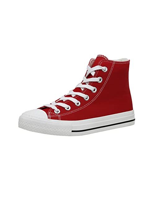 CUSHIONAIRE Women's Vance high top Canvas Sneaker +Memory Foam