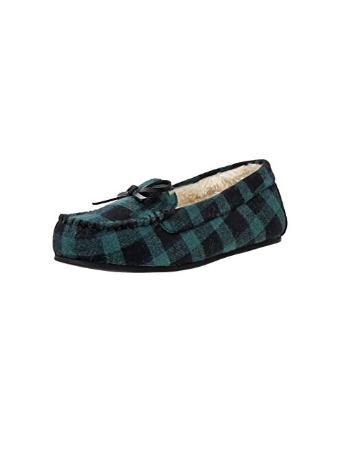 Cushionaire Women's Sabina Moccasin Slipper +Memory Foam