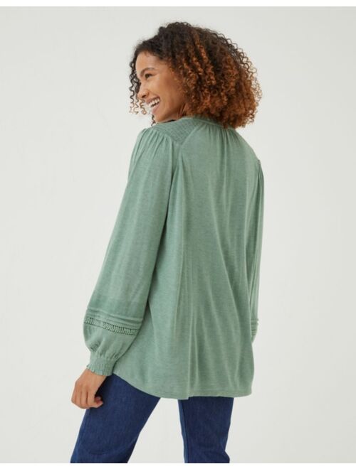 FATFACE Nina Notch Neck Tunic - Women