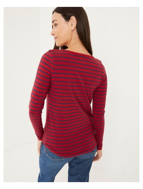 FATFACE Organic Cotton Breton Tee - Women's