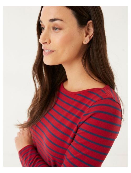 FATFACE Organic Cotton Breton Tee - Women's