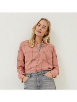 FATFACE Frome Relaxed Check Shirt - Women