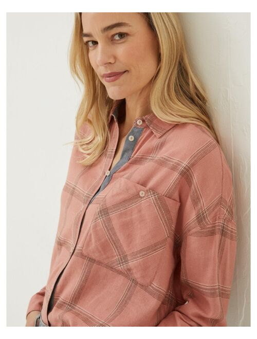 FATFACE Frome Relaxed Check Shirt - Women