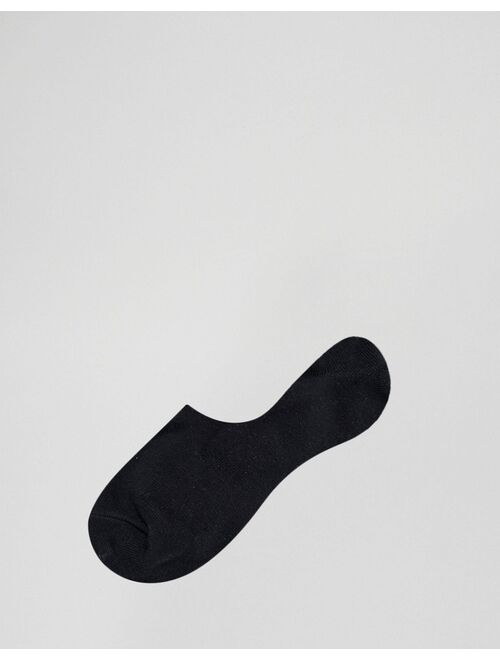 Jack & Jones invisible socks 5 pack in black