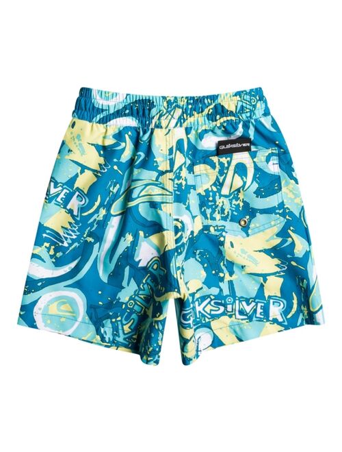 QUIKSILVER Toddler Boys Youth Next Gen Volley 12" Drawstring Swim Trunk