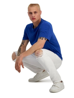 Men's Regular-Fit Pintucked T-Shirt, Created for Macy's