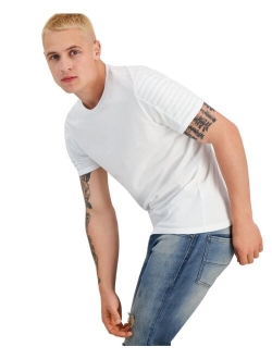 Men's Regular-Fit Pintucked T-Shirt, Created for Macy's