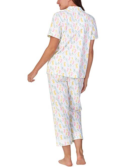 BedHead Pajamas Bedhead PJs Short Sleeve Cropped PJ Set