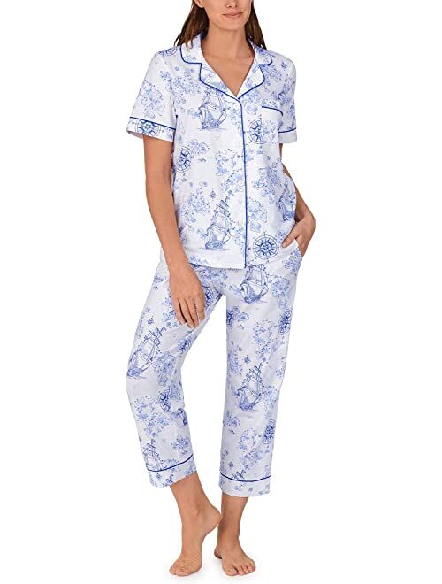 BedHead Pajamas Bedhead PJs Short Sleeve Cropped PJ Set