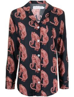 Desmond & Dempsey Sansindo print pajama set