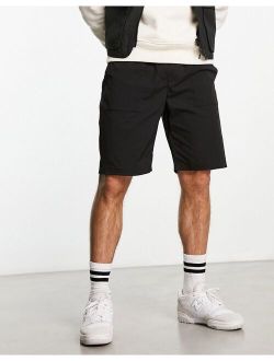 Intelligence technical nylon short in black