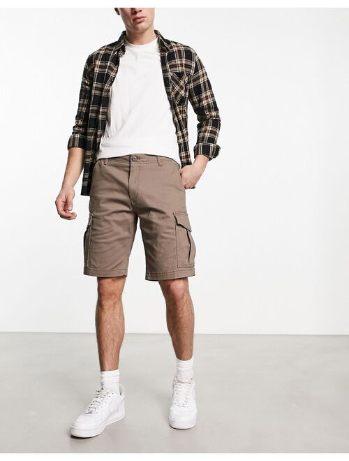 Jack & Jones Intelligence cargo short in brown