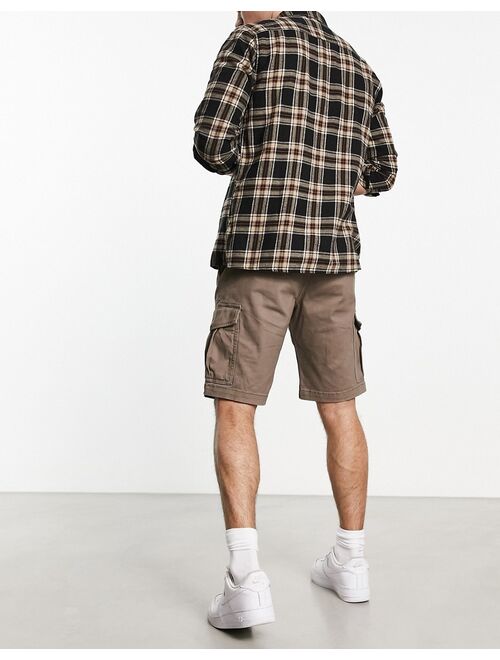 Jack & Jones Intelligence cargo short in brown