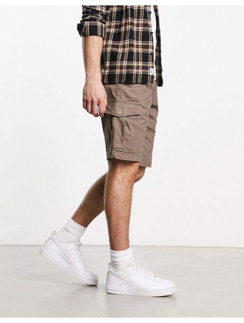 Jack & Jones Intelligence cargo short in brown