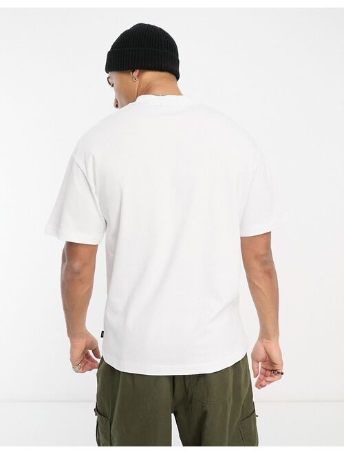 Jack & Jones oversized heavy weight t-shirt in white