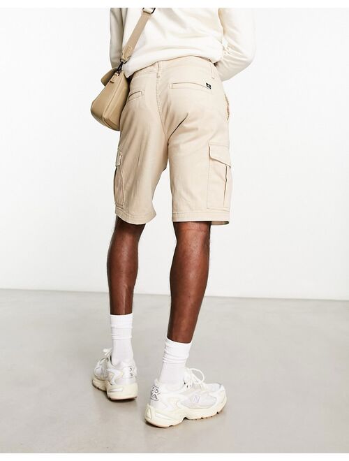 Jack & Jones Intelligence cargo shorts in beige