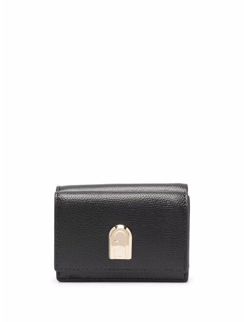 Furla 1927 grained-leather wallet