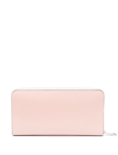 Furla logo-plaque leather wallet