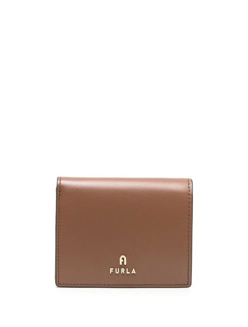 Furla logo-plaque leather wallet