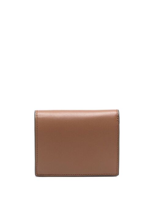 Furla logo-plaque leather wallet