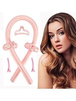 JNDALNG Heatless Hair Curler - Heatless curls - heatless curling rod headband - Satins Heatless Hair Curlers To Sleep In