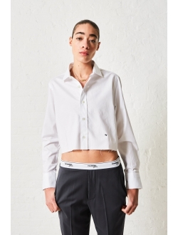 HommeGirls long-sleeve cropped shirt