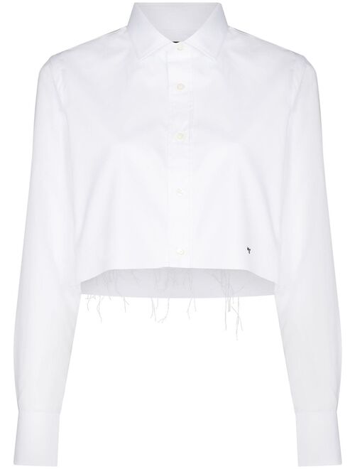 HommeGirls long-sleeve cropped shirt