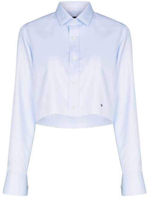 HommeGirls long-sleeve cropped shirt