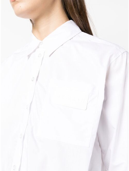 REMAIN cropped organic cotton shirt