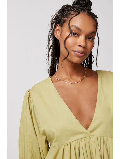 Urban outfitters Ecote Vero V-Neck Mini Dress