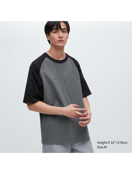 Uniqlo Oversized Half Sleeve Raglan T-Shirt