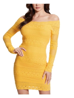 Women's Eco Amelie Crochet Long Sleeve Dress