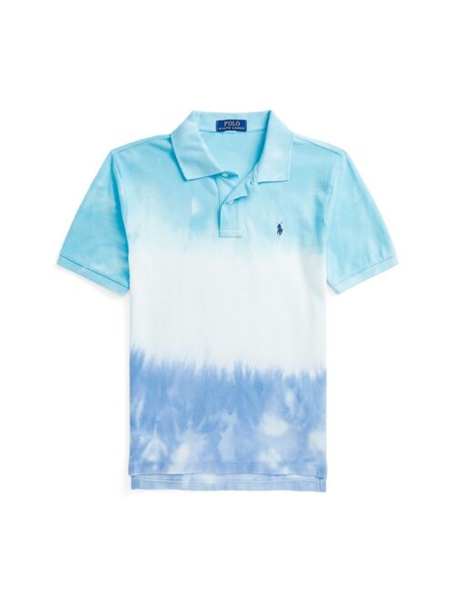 POLO RALPH LAUREN Big Boys Tie-Dye Cotton Mesh Polo Shirt