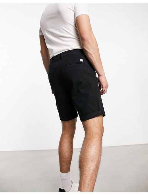 Jack & Jones 2 pack chino shorts in gray and black