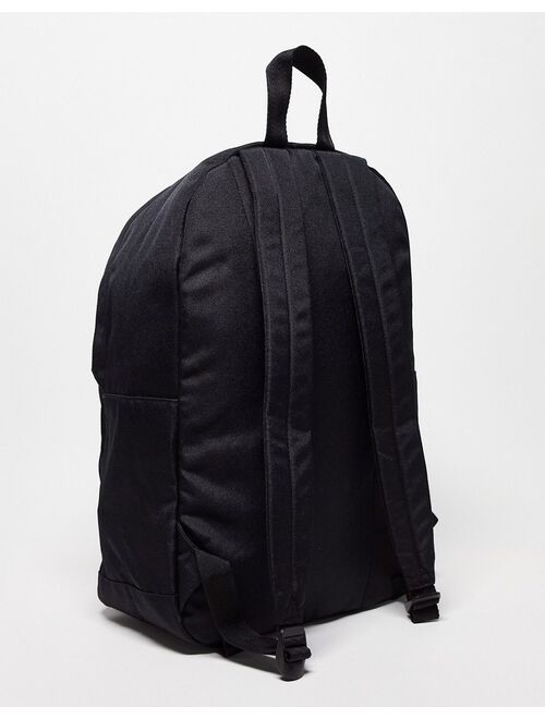 Jack & Jones logo backpack in black