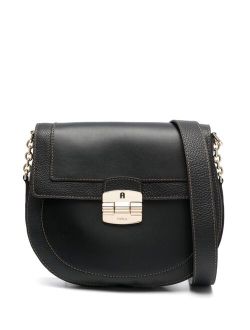 Club leather cross body bag