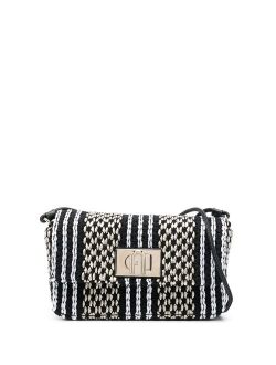 chunky-knit cross body bag