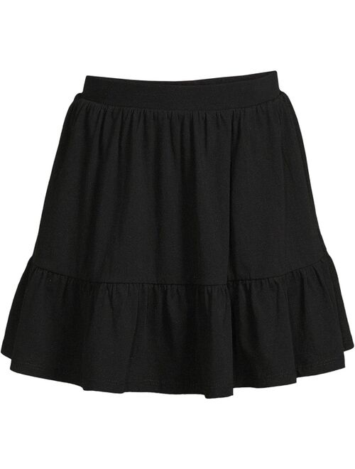 LANDS' END Child Girls Plus Tiered Skort