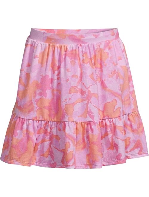 LANDS' END Child Girls Plus Tiered Skort