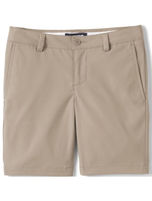 LANDS' END Child School Uniform Girls Active Chino Shorts