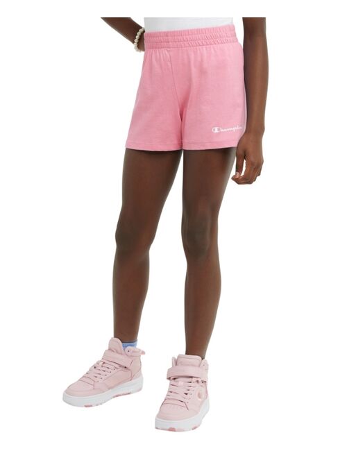 CHAMPION Little Girls Light Cotton Jersey Shorts