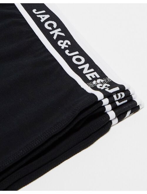 Jack & Jones 5-pack boxer briefs in black