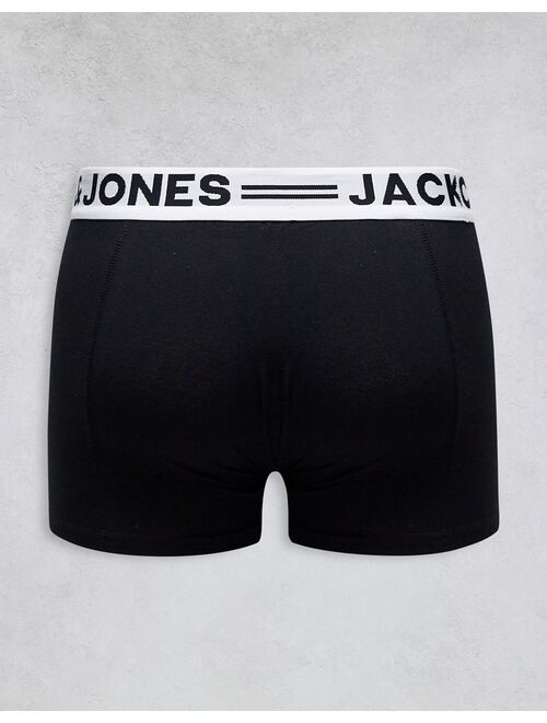 Jack & Jones 3 pack trunks in multi