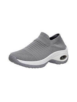 Women's Breeze Stretch Knit Slip on Sneaker  Memory Foam & LiteSole Technology