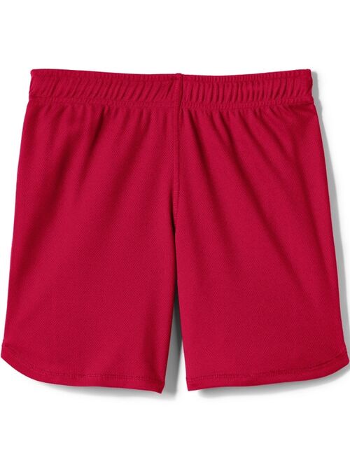 LANDS' END Child Girls Mesh Gym Shorts