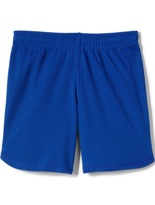 LANDS' END Child Girls Mesh Gym Shorts