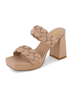 Women's Aurora braided platform sandal  Memory Foam and Wide Widths Available