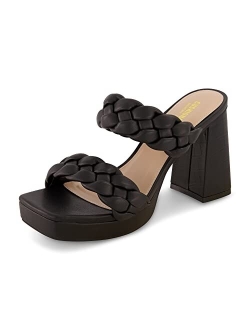 Women's Aurora braided platform sandal  Memory Foam and Wide Widths Available