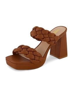 Women's Aurora braided platform sandal  Memory Foam and Wide Widths Available