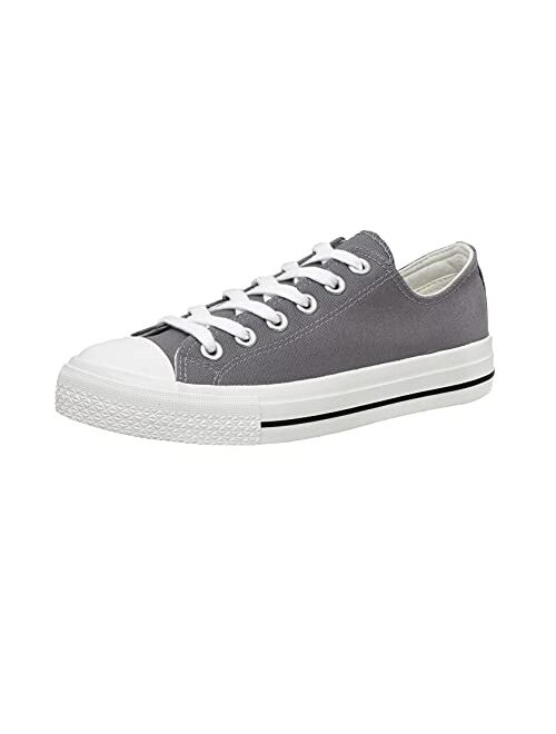 CUSHIONAIRE Women's Vina Low top Canvas Sneaker +Memory Foam